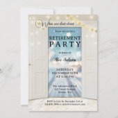 Invitation Fête de retraite des vacances de fin d'année (Devant)