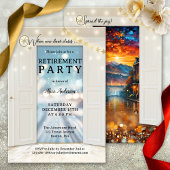 Invitation Fête de retraite des vacances de fin d'année