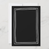 Invitation Fête de retraite dessinée à la main (Dos)