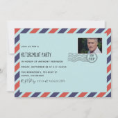 Invitation Fête de retraite du bureau de poste avec invitatio (Devant)