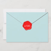 Invitation Fête de retraite du bureau de poste avec invitatio (Dos)