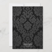 Invitation Fête de retraite élégante (Dos)
