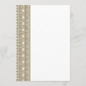 Invitation Fête de retraite élégante grecque (Dos)