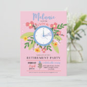 Invitation Fête de retraite en dehors des heures de travail p (Debout devant)