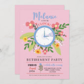 Invitation Fête de retraite en dehors des heures de travail p (Devant / Derrière)
