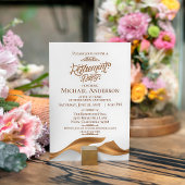 Invitation Fête de Retraite Luxueuse