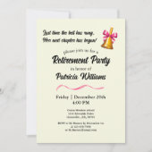 Invitation Fête de retraite Professeurs Sonnette Classique de (Devant)