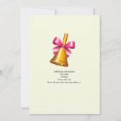 Invitation Fête de retraite Professeurs Sonnette Classique de (Dos)