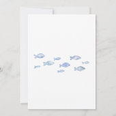 Invitation Fête de retraite sur le thème de la pêche mignonne (Dos)