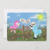 Invitation Fête de révélation du genre du bébé (Devant)