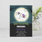 Invitation fête de révélation du sexe du fantôme d'Haloween (Debout devant)