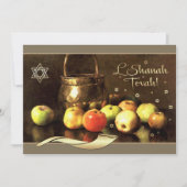 Invitation Fête de Rosh Hashanah personnalisée (Devant)