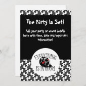 Invitation Fête de Skunk (Devant / Derrière)