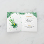 Invitation Fête de Souccot Souccah Loulav & Etrog (Intérieur)