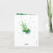 Invitation Fête de Souccot, Sukkah, Loulav & Etrog (Dos)