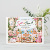 Invitation Fête de Spa et Brunch (Debout devant)