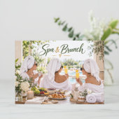 Invitation Fête de Spa et Brunch (Debout devant)