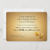 Invitation Fête de style casino DEMANDEZ-MOI DE METTRE LES NO (Dos)