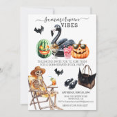 Invitation Fête de Summerween Piscine estivale Gothique (Devant)