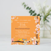 Invitation Fête de Surprise du 25ème Anniversaire des Oiseaux (Debout devant)