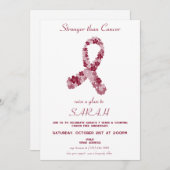 Invitation Fête de survivant de la sensibilisation au myélome (Devant / Derrière)