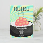 Invitation Fête de sushi (Debout devant)