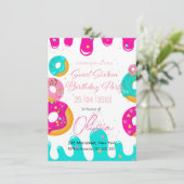 Invitation Fête de sweet sixteen (Debout devant)