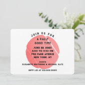 Invitation Fête de Tennis (Debout devant)