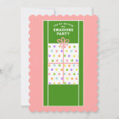 Invitation Fête de tennis créative (Devant)