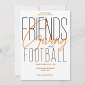 Invitation Fête de Thanksgiving (Devant)