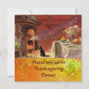 Invitation Fête de Thanksgiving
