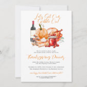 Invitation Fête de Thanksgiving de la moisson d'automne (Devant)