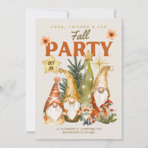 Fête de Thanksgiving Gnome d'automne