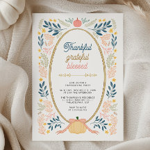 Fête de Thanksgiving Grateful Bénie