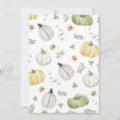 Invitation Fête de Thanksgiving : Rendons Grâce (Dos)