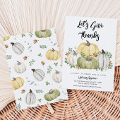 Invitation Fête de Thanksgiving : Rendons Grâce