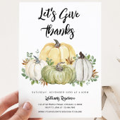 Invitation Fête de Thanksgiving : Rendons Grâce