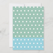 Invitation Fête de thé de l'après-midi cinquantaine style des (Dos)