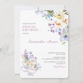 Invitation Fête de thé de mariage champêtre (Devant)