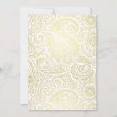 Invitation Fête de thé de Noël (Dos)