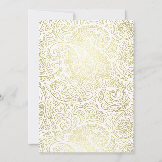 Invitation Fête de thé de Noël (Dos)