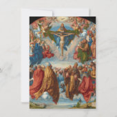 Invitation Fête de toute la Saint's Day (Dos)