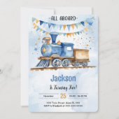 Invitation Fête de train pour le 5e anniversaire (Devant)