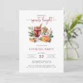 Invitation Fête de vacances à l'aquarelle (Debout devant)
