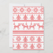 Invitation Fête de vacances chaude de cacao et de Noël de (Dos)