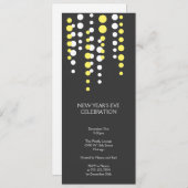 Invitation Fête de vacances chic moderne grise de bulle de (Devant / Derrière)