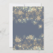 Invitation Fête de vacances de luxe pétillante (Dos)