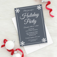 Fête de vacances de script de flocon de neige gris