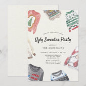 Invitation Fête de vacances moche (Devant / Derrière)