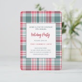 Invitation Fête de vacances Plaid moderne (Debout devant)